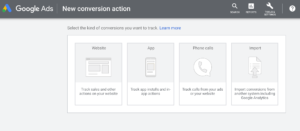 new conversion google ads